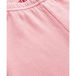 Babyhug Knit Full Length Thermal Wear Leggings - Pink