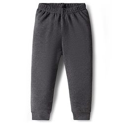Babyhug Knit Full Sleeves Solid Thermal Set with Vest - Dark Grey