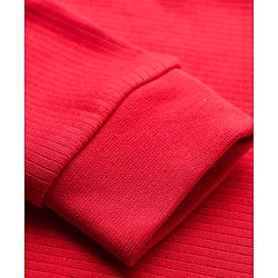 Babyhug Knit Full Sleeves Solid Thermal Vest & Pant Set - Red
