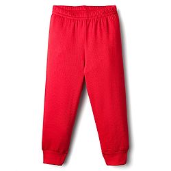 Babyhug Knit Full Sleeves Solid Thermal Vest & Pant Set - Red