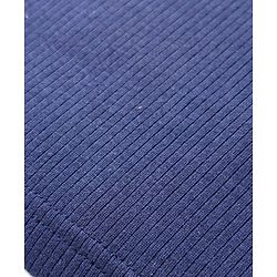 Babyhug Knit Full Length Solid Color Thermal Inner Wear Set with Vest - Navy Blue