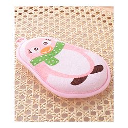 Babyhug Penguin Shaped Bath Sponge/Loofah - Pink