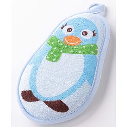Babyhug Penguin Shaped Bath Sponge/Loofah - Pink