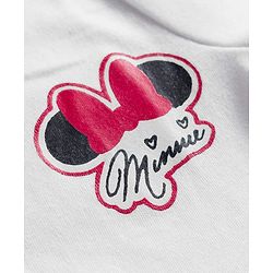 Babyhug Disney Interlock Knit Full Sleeves Sleepsuit With Minnie Mouse Graphics Pack Of 2 - Navy Blue & White