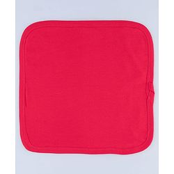 Babyhug Disney Interlock Knit Hand & Face Towel with Minnie Mouse Graphics Pack of 3 L 33 x B 33 cm - Red White & Navy Blue