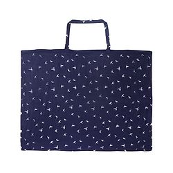 Babyhug Cotton Nursing Cover For Breast Feeding Apron - Navy| Travel-Friendly| Machine Washable| Soft Breathable Fabric| Stylish & Discreet for Feeding & Breast Pump Use