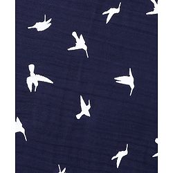 Babyhug Cotton Nursing Cover For Breast Feeding Apron - Navy| Travel-Friendly| Machine Washable| Soft Breathable Fabric| Stylish & Discreet for Feeding & Breast Pump Use
