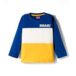Babyhug 100% Cotton Knit Full Sleeves T-Shirts with Animal Print Pack of 3 - Multicolor