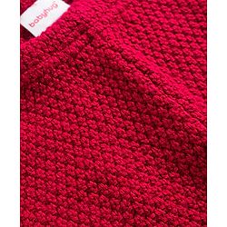 Babyhug Knit Fleece & Woollen Full Length Solid Color Joggers - Blue