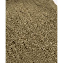 Babyhug Knit Full Length Woollen Bootie Leggings With Cable Knit Design & Extra Stretch - Yellow