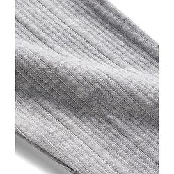Babyhug Knit Full Length Solid Colour Thermal Pant - Light Grey