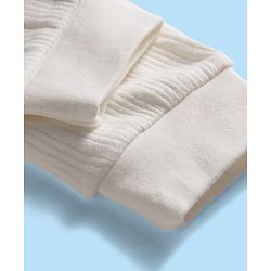 Babyhug Cotton Knit Full Length Thermal Wear Legging - Off White
