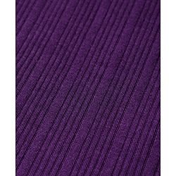 Babyhug Knit Full Sleeves Solid Color Front Open Thermal Vest - Purple