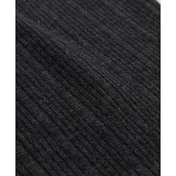 Babyhug Knit Sleeveless Solid Thermal Vest - Charcoal Grey