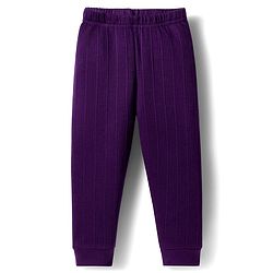 Babyhug Knit Full Sleeves Solid Colour Thermal Inner Wear Set - Purple
