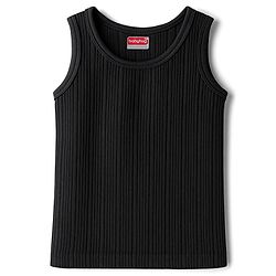 Babyhug Knit Full Sleeves Solid Thermal Set With Vest - Charcoal Grey