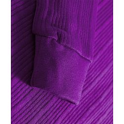 Babyhug Knit Full Sleeves Solid Color Thermal Vests & Pant Set - Purple