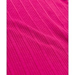 Babyhug Knit Full Sleeves Solid Thermal Set With Vest - Dark Pink