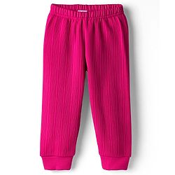 Babyhug Knit Full Sleeves Solid Thermal Set With Vest - Dark Pink