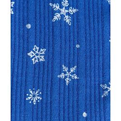 Babyhug Knit Full Sleeves Thermal Inner Wear Set With Star Print - Blue