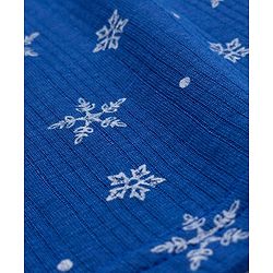 Babyhug Knit Full Sleeves Thermal Inner Wear Set With Star Print - Blue