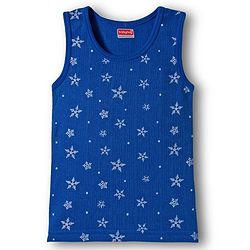 Babyhug Knit Full Sleeves Thermal Inner Wear Set With Star Print - Blue