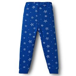 Babyhug Knit Full Sleeves Thermal Inner Wear Set With Star Print - Blue