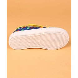 Cute Walk by Babyhug Velcro Closure Casual Shoes with Dino Print - Blue