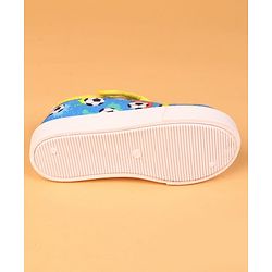 Cute Walk by Babyhug Velcro Closure Casual Shoes with Ball Print - Blue