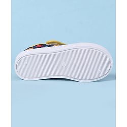 Cute Walk by Babyhug Velcro Closure Casual Shoes with Print - Navy Blue
