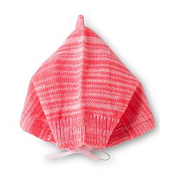 Babyhug Knit Full Sleeves Front Open Solid Coloured Sweater Set With Cap & Booties - Pink