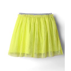 Babyhug Terry Knit Full Sleeves Top & Skirt Set with Floral Applique - Limegreen