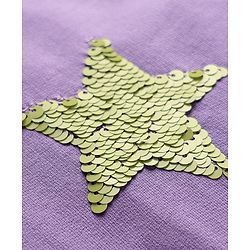 Babyhug Terry Knit Full Sleeves Tops and Skirt Set with Star Print - Purple
