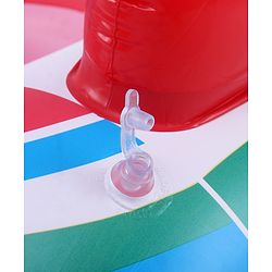 Babyhug Inflatable Swimming Ring  Pink | For 3+ years Boys & Girls| Durable Vinyl Pool Float| Swimming Ride On with Steering Wheel
