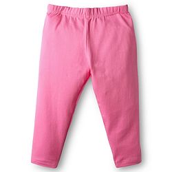 Babyhug Cotton Knit Full Length Legging With Floral & Polka Dot Print Pack Of 3 - Pink White & Light Green