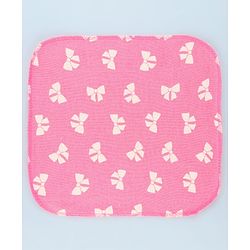 Babyhug Cotton Terry Knit Wash Cloths Pack of 6 L 28 x B 28 cm - Multicolour