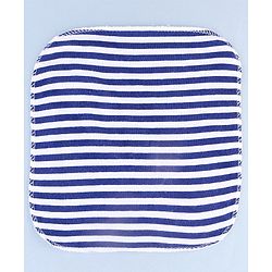 Babyhug Cotton Knit Wash Cloth with Bear Print Pack of 6 - Blue