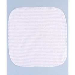 Babyhug Cotton Knit Wash Cloth with Bear Print Pack of 6 - Blue