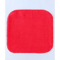 Babyhug Cotton Knit Wash Cloth with Stripes & Stars Print Pack of 6 - Navy Blue & Red