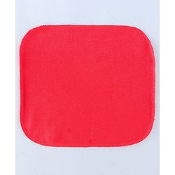 Babyhug Cotton Knit Wash Cloth with Stripes & Stars Print Pack of 6 - Navy Blue & Red