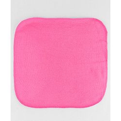 Babyhug Cotton Knit Wash Cloth with Polka Dots & Floral Print Pack of 6 - Pink White & Light Blue