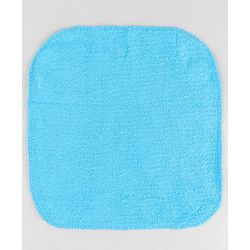 Babyhug Cotton Knit Wash Cloth with Polka Dots & Floral Print Pack of 6 - Pink White & Light Blue