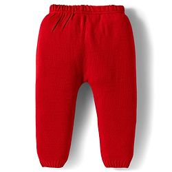 Babyhug Disney Woven Full Sleeves Sweater Set With Mickey Mouse Graphics & Cap - Navy Blue & Red