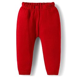Babyhug Disney Woven Full Sleeves Sweater Set With Mickey Mouse Graphics & Cap - Navy Blue & Red