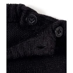 Babyhug Disney Woven Full Sleeves Sweater Set With Mickey Mouse Graphics & Cap - Navy Blue & Red