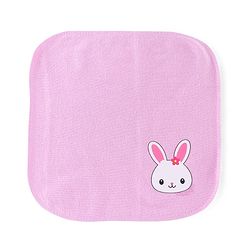 Babyhug Cotton Knit Hand & Face Towel With Floral Print Pack Of 6 L 23 x B 23 cm - Multicolour