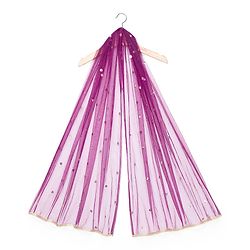 Babyhug Velvet Woven Short Sleeves Floral Embroidered  Choli Lahenga Set with Dupatta - Wine