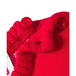 Babyhug Disney Woven Full Sleeves Pullover Sweater With Mickey Mouse Graphics - Multicolor