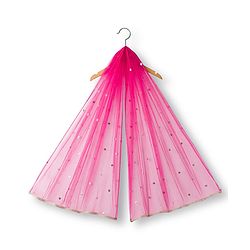 Babyhug Brocade Woven Sleeveless Choli Lehenga & Dupatta Set With Floral Print & Embroidered - Fuschia