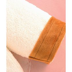 Babyhug Cotton Terry Woven Full Sleeves Hooded Bathrobe with Bear Embroidery - White